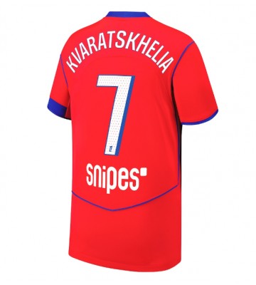 Paris Saint-Germain Khvicha Kvaratskhelia #7 Tredje Tröja 2025-26 Kortärmad